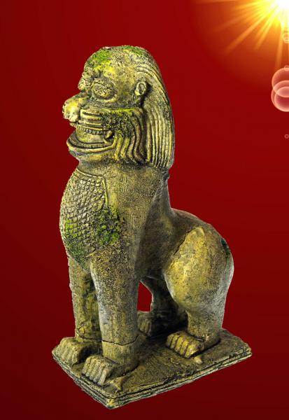 Aquarium Deko GROßE  PALAST SKULPTUR Orient Höhle Asien Dekoration Zubehör