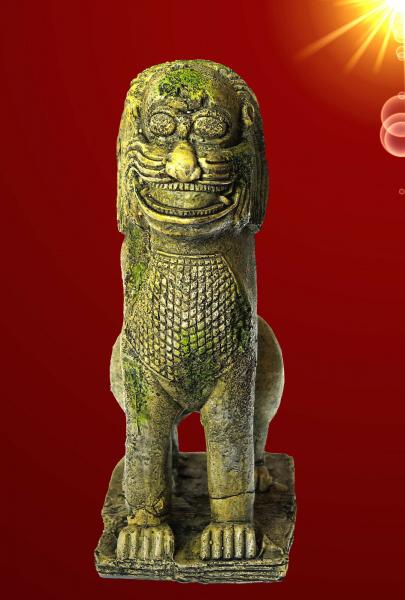 Aquarium Deko GROßE  PALAST SKULPTUR Orient Höhle Asien Dekoration Zubehör