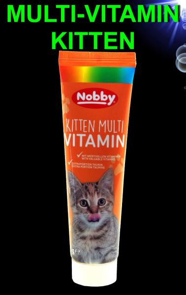 KITTEN KATZEN MULTI VITAMIN PASTE ✚ TAURIN A,D3,E,B1,B2,B6,C Zubehör Snack