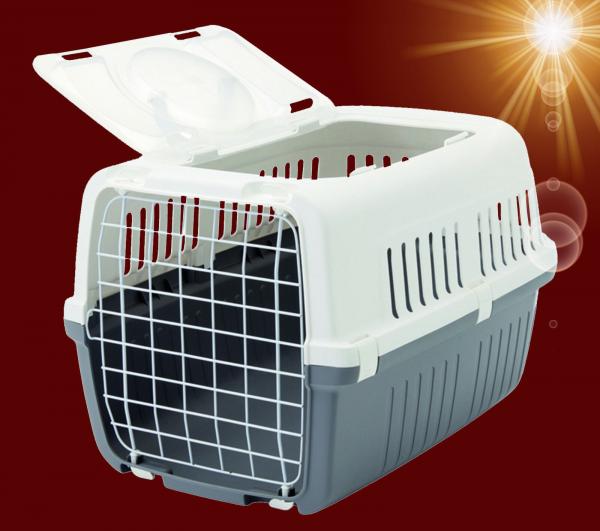 Hunde Katze Nager AUFKLAPPBARE TRANSPORTBOX Reise Auto Kennel