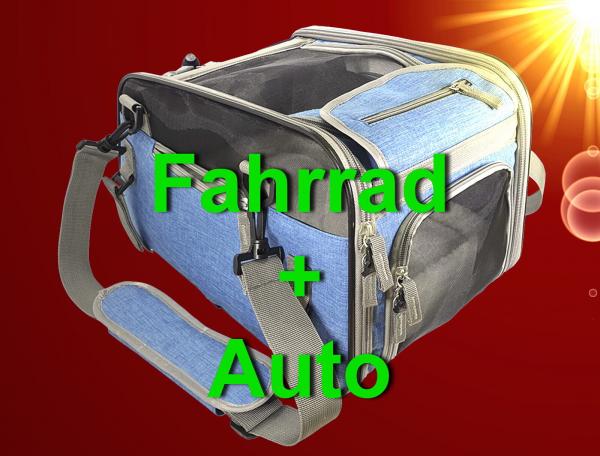 Hunde Katze bis 8 kg NOBBY PACKTASCHE FAHRRADTASCHE GEPÄCKTRÄGER Transportbox