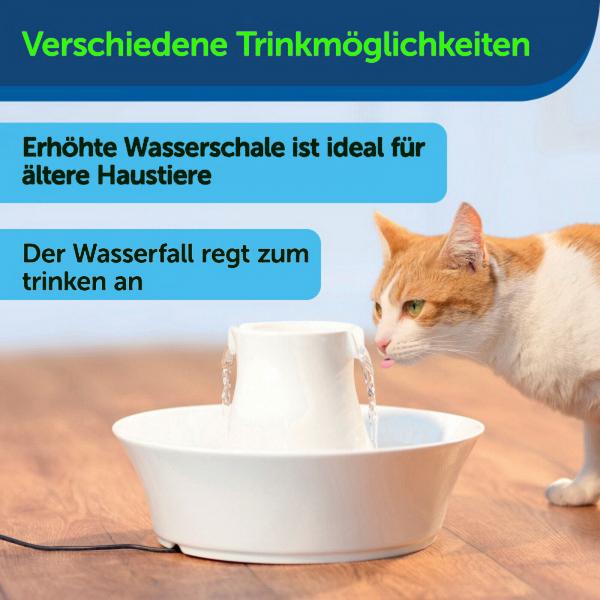 2 Liter Hunde Katzen automatischer Spender TRINKBRUNNEN Haustiere Napf PetSafe