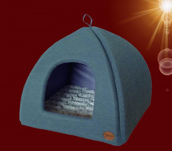 NOBBY HUND KATZEN HÖHLE 40 cm Hundekissen Hundekorb Schlafplatz Zubehör (525)