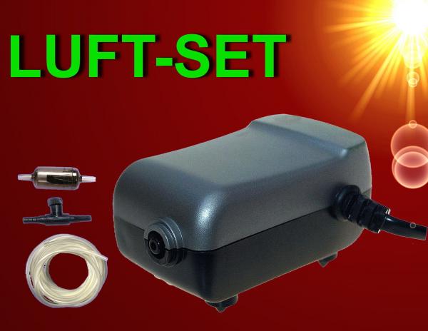 Aquarium Deko LUFTPUMPE ➕ ZUBEHÖR Luft Set Schlauch Ventil Regelhahn