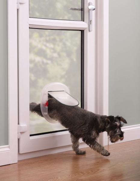 PetSafe® 4-Wege KATZENKLAPPE Katzentür Haustier Hundetür Hundeklappe Glas