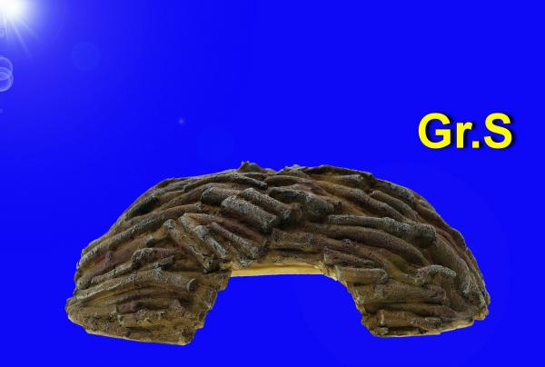 Aquarium Terrarium Deko "HOLZ" HÖHLE GR.S Zubehör Dekoration Reptilien