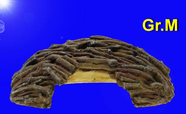 Aquarium Terrarium Deko "HOLZ" HÖHLE GR. M Zubehör Nager Reptilien