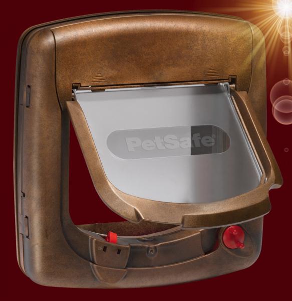 4-Wege PetSafe® KATZENKLAPPE ✚ MAGNETSCHLÜSSEL Katzentür Haustier Hunde Glas