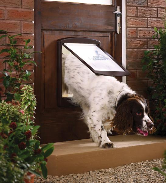 PetSafe® 2-Wege HUNDEKLAPPE Katzentür Haustier Hundetür Katzenklappe Glas