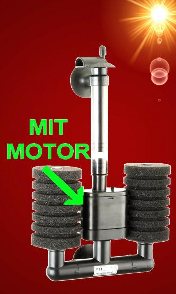 BIO MOTOR SCHWAMMFILTER Innenfilter Pumpe Aquarium Zubehör Garnelen