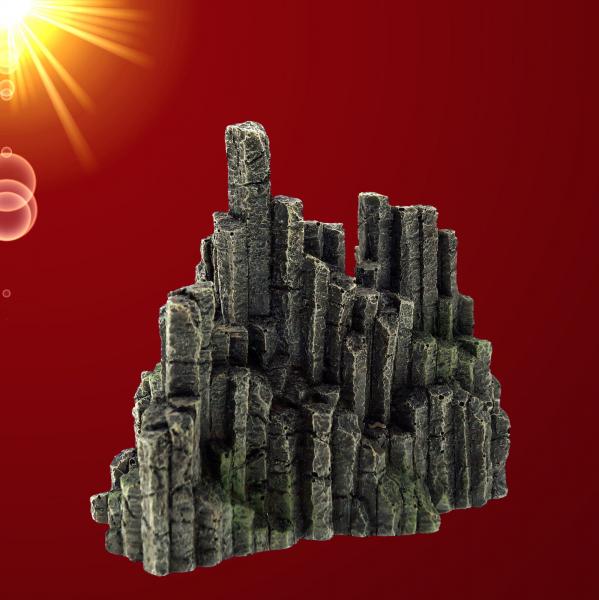 Aquarium Deko LAVA SÄULEN Terrarium Dekoration Zubehör Felsen