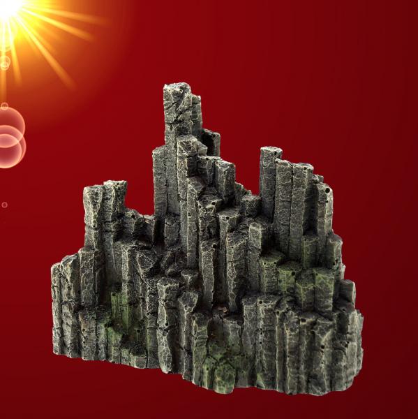 Aquarium Deko LAVA SÄULEN Terrarium Dekoration Zubehör Felsen