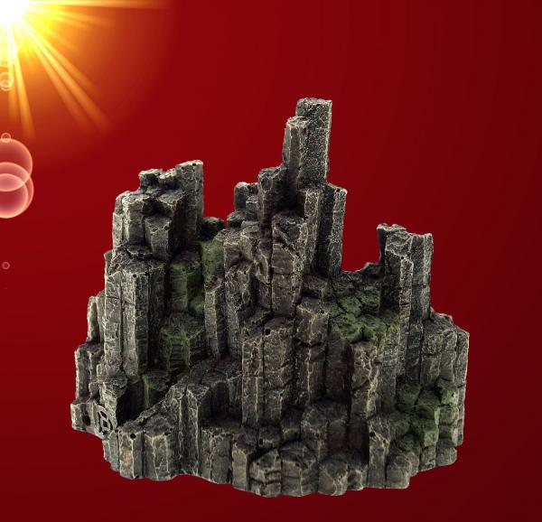 Aquarium Deko LAVA SÄULEN Terrarium Dekoration Zubehör Felsen