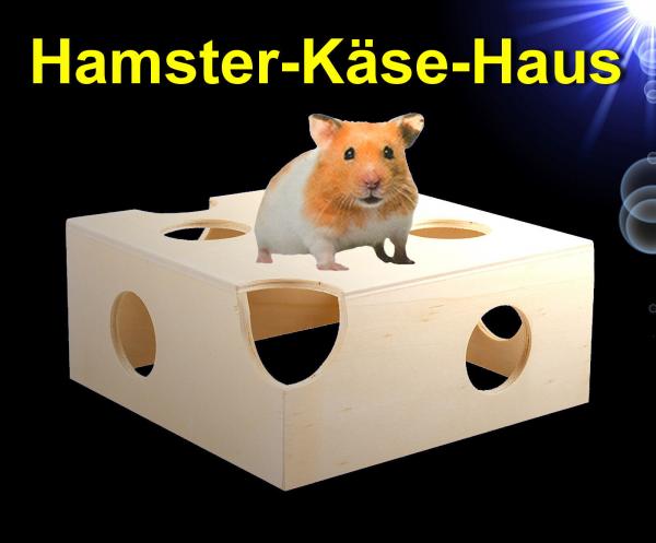 Nager HOLZ HAMSTER HAUS Rennmaus Maus Gerbil Kleintier Zubehör Bett Nest