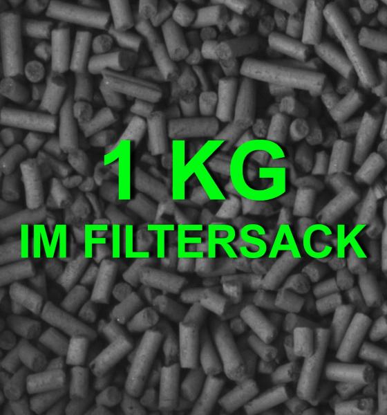 Aquarium AKTIVKOHLE 1 kg Aussenfilter Zubehör Filterkohle Teich Filter