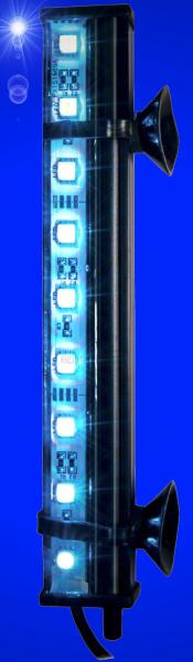Aquarium Deko SPRUDELLEISTE ➕ LED ➕ FERNBEDIENUNG ➕ LUFTPUMPE Dekoration Zubehör