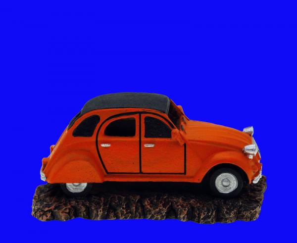 AUTO Aquarium Deko Oldtimer Citroën " 2CV ENTE " Höhle Dekoration Zubehör