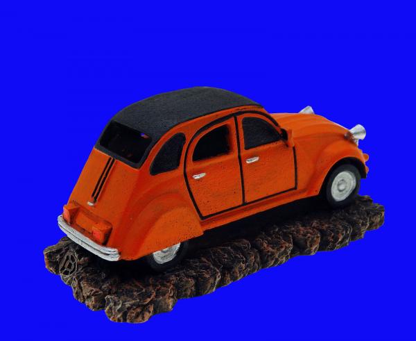 AUTO Aquarium Deko Oldtimer Citroën " 2CV ENTE " Höhle Dekoration Zubehör