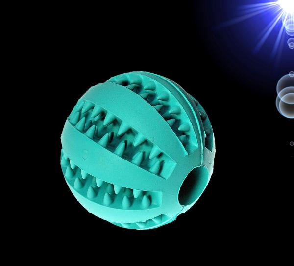 Hunde 3 STÜCK DENTAL ZAHNPFLEGE BALL Zahnbürste Vollgummiball Spielzeug
