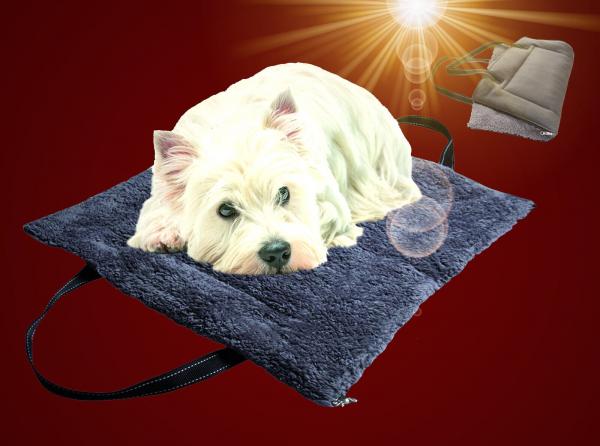 Hunde Katze NOBBY 90x60cm 2in1 DECKE / MATTE Hundebett Tragetasche Kissen Reise