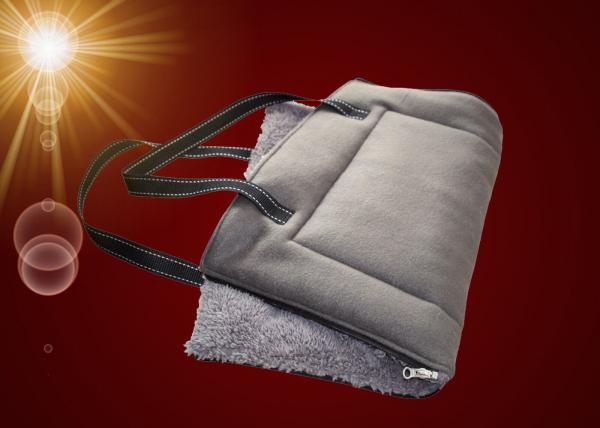 Hunde Katze NOBBY 90x60cm 2in1 DECKE / MATTE Hundebett Tragetasche Kissen Reise