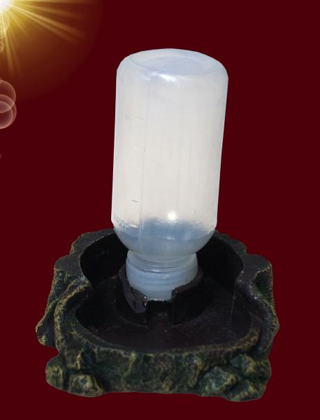 Terrarium Reptilien WASSERSPENDER 130 ml Wasserautomat Trinkschale Zubehör
