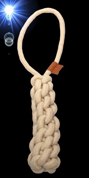 36 cm TAU BRINGSEL Natur Hundespielzeug Seil Dummy Beiswulst Hunde Zubehör