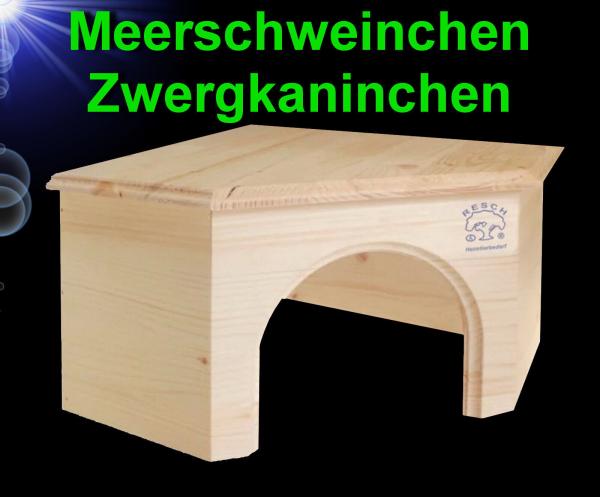 Nager ECK HOLZ ZWERGKANINCHEN MEERSCHWEINCHEN HAUS Zubehör Nest Kaninchen