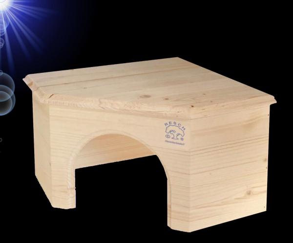 Nager ECK HOLZ ZWERGKANINCHEN MEERSCHWEINCHEN HAUS Zubehör Nest Kaninchen