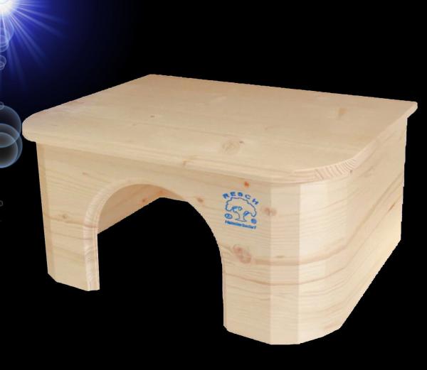 Nager HOLZ ZWERGKANINCHEN MEERSCHWEINCHEN HAUS Zubehör Nest Kaninchen