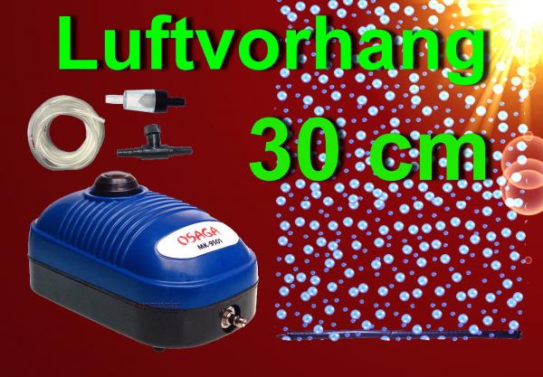 Aquarium Zubehör 30 cm SPRUDLER SET  ➕ LUFTPUMPE Luftsteine Deko Ausströmer