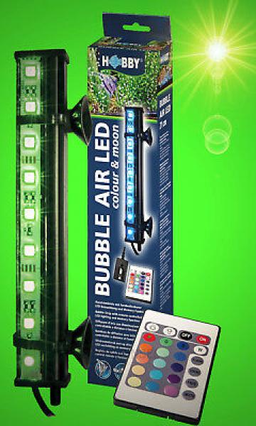 ! 44cm ! AUSSTRÖMERLEISTE ➕ LED BELEUCHTUNG ➕ FERNBEDIENUNG Aquarium Deko Zubehör
