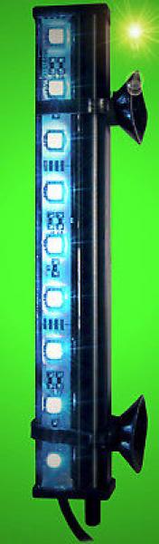 ! 44cm ! AUSSTRÖMERLEISTE ➕ LED BELEUCHTUNG ➕ FERNBEDIENUNG Aquarium Deko Zubehör