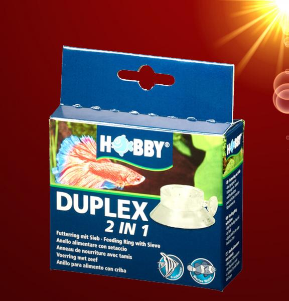 Aquarium FUTTERRING MIT SIEB Duplex 2 in 1 Tubifex Fischfutter etc. Zubehör
