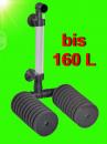 Aquarium DUO SCHWAMMFILTER NSF-200 bis 160 L Luftbetriebener Innenfilter Luftheber Garnelen