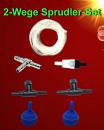 Aquarium Deko DOPPEL - SPRUDLER SET Luftverteiler Luftausströmer Zubehör