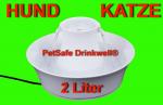 2 Liter Hunde Katzen automatischer Spender TRINKBRUNNEN Haustiere Napf PetSafe