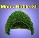 Terrarium Reptilien Deko XL ECHTE MOOS HÖHLE Dekoration Iglu Zubehör