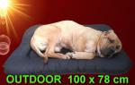 schwere Qualität !! OUTDOOR HUNDEBETT 100 x 78 cm Hundekissen Schlafplatz