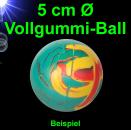 Hunde VOLLGUMMI BALL 5 cm Ø Spielzeug für Hunde Bälle Zubehör