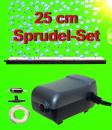 Aquarium Deko 25 cm AUSSTRÖMER SET ✚ LUFTPUMPE ✚ Zubehör Schlauch Sprudler