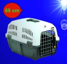 Hunde Katzen TRANSPORTBOX 55 cm Flugbox Reisebox Autotransportbox Kennel