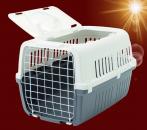 Hunde Katze Nager AUFKLAPPBARE TRANSPORTBOX Reise Auto Kennel