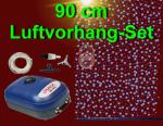 Aquarium Deko 90 cm AUSSTRÖMER SET XL Luftvorhang Zubehör Teich Luftstein