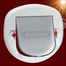 PetSafe® 4-Wege KATZENKLAPPE weiß Katzentür Haustier Hundetür Hundeklappe Glas