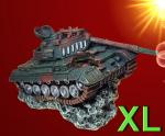 Aquarium Deko großes !!↪ PANZER WRACK XL ↩ Höhle Tank Armee Dekoration Zubehör