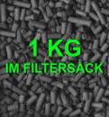 Aquarium AKTIVKOHLE 1 kg Aussenfilter Zubehör Filterkohle Teich Filter