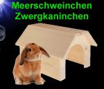 Nager HOLZ ZWERGKANINCHEN MEERSCHWEINCHEN HAUS Zubehör Nest Kaninchen
