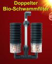 MAXBIO-200L DOPPEL BIO SCHWAMMFILTER Innenfilter Aquarium Zubehör Garnelen