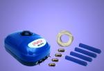 Aquarium Deko SPRUDLER SET XXL LUFTPUMPE ➕ 4 x 15 cm Luftsteine Zubehör